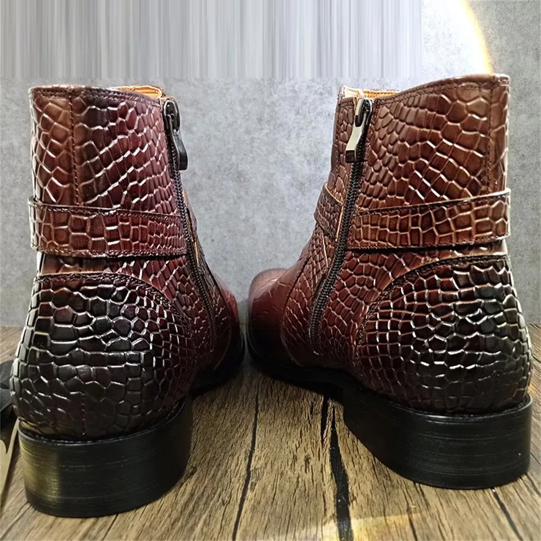 Veltique Luxe Slip-On Boots