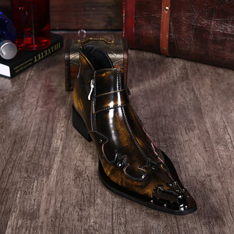 Veltique Luxe Zippered Boots