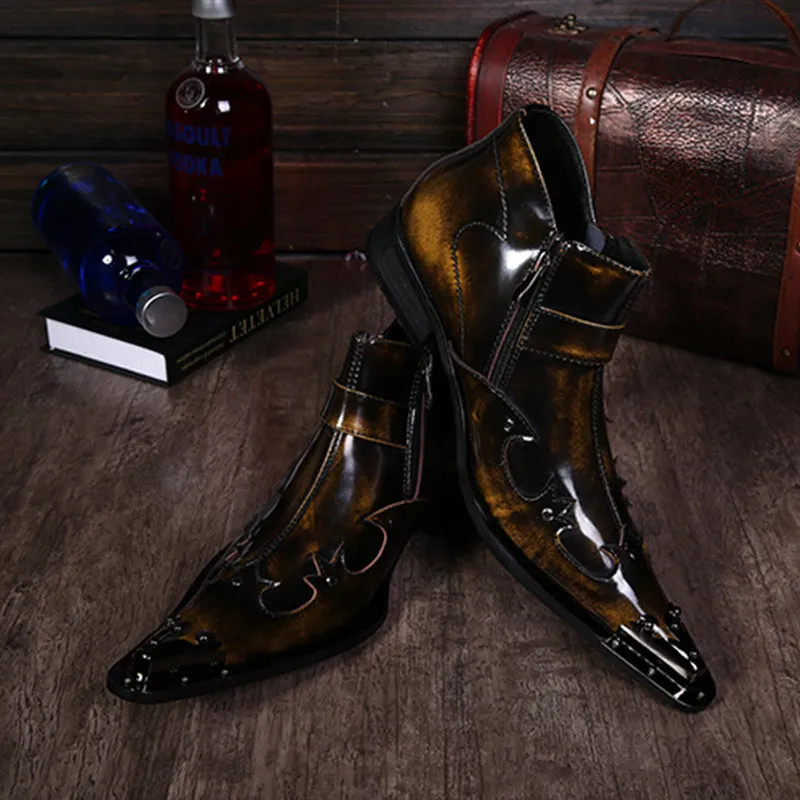 Veltique Luxe Zippered Boots